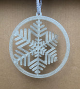 Christmas Tree Decoration - Spinning Snowflake